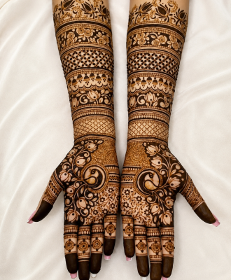 hyderabadi mehendi trending bridal designs
