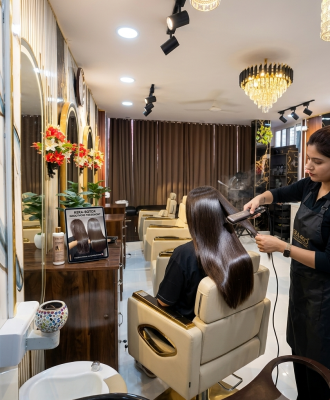 hair botox at jabeen makeup studio