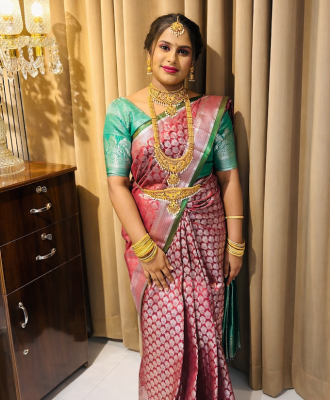 south indian bridal makeup look